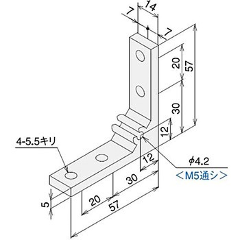 ハードブラケット SSW 2020 タップ付 SUS(エスユーエス)