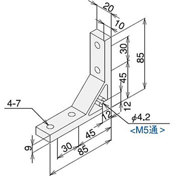 ハードブラケット SW 3030 タップ付 - SUS(エスユーエス)