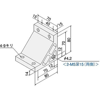 ハードブラケットG80タップ付(ステン)キット SUS(エスユーエス)