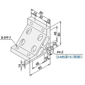 ハードブラケットGW100タップ付キット SUS(エスユーエス)