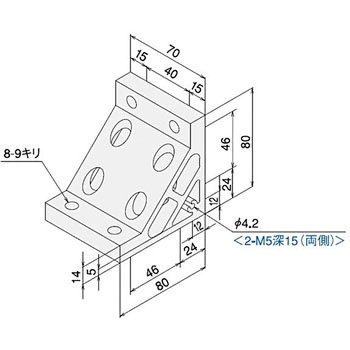 ハードブラケットGW80タップ付(ステン)キット SUS(エスユーエス)