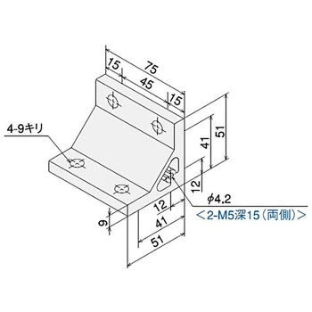 ハードブラケットL4590タップ付(ステン)キット - SUS(エスユーエス)