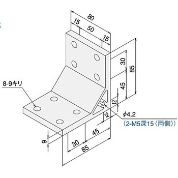 ハードブラケットLW50100タップ付キット SUS(エスユーエス)