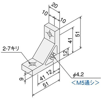 ハードブラケットS タップ 摩擦シート付き SUS(エスユーエス)
