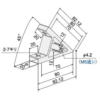 ハードブラケットS・DE45(ステン)キット SUS(エスユーエス)