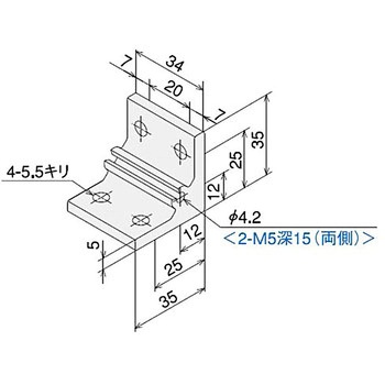 ハードブラケットSS2040(ステン)キット SUS(エスユーエス)