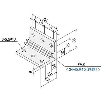 ハードブラケットSS2060タップ付ステンキット - SUS(エスユーエス)