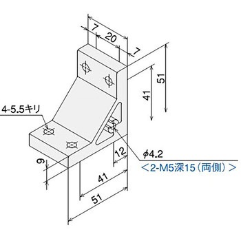 ハードブラケットSSG2040(ステン)キット SUS(エスユーエス)