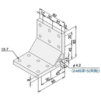 ハードブラケットSW3090タップ付(ステン)キッ SUS(エスユーエス)