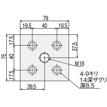 フットベース8080 M16 SUS(エスユーエス)