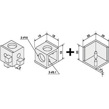 ブロックブラケット SSキット SUS(エスユーエス)