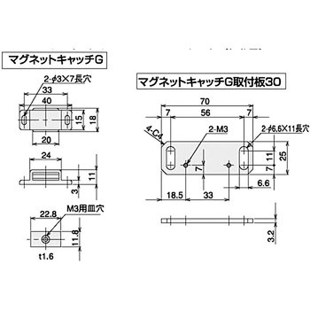 マグネットキャッチG・Lキット SUS(エスユーエス)