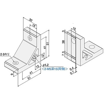 回止付ハードブラケット Lキット SUS(エスユーエス)