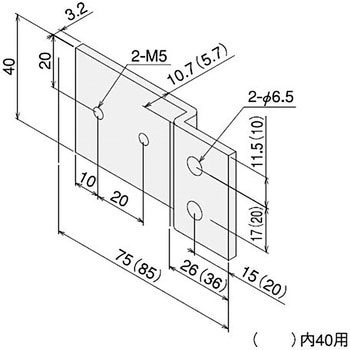 走行レールブラケットキット SUS(エスユーエス)