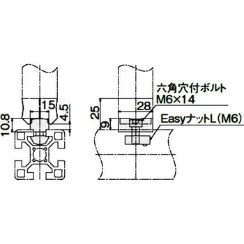 GF-SFコネクタ Lスロット SUS(エスユーエス)