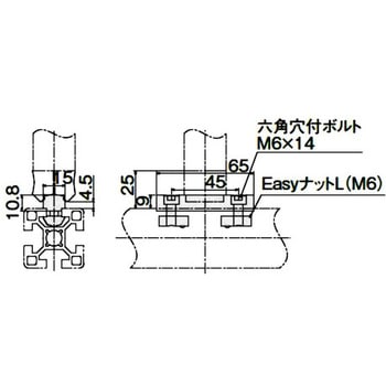 GF-SFコネクタ Lスロットロングキット SUS(エスユーエス)