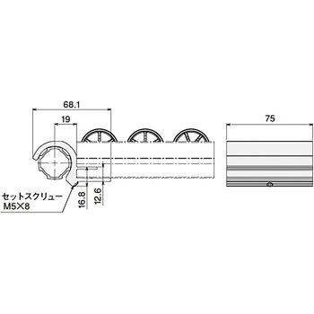 アルミコロコンワイド用フック SUS(エスユーエス)
