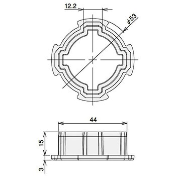 インナーキャップL SUS(エスユーエス)
