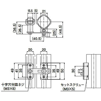 エリアガード用打掛け錠キット - SUS(エスユーエス)