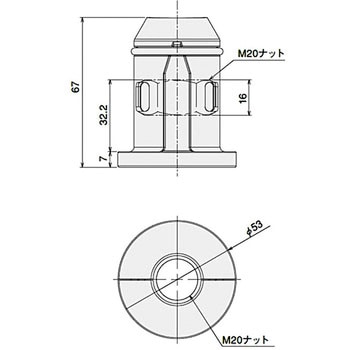 フットコネクタL SUS(エスユーエス)