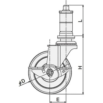 フレームキャスターGΦ125 SUS(エスユーエス)