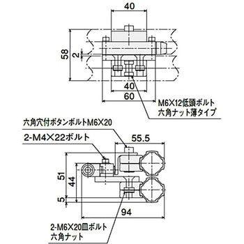 フレーム用キャッチ スイッチ付 SUS(エスユーエス)