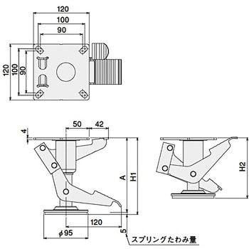 フロアーロック FL-125 SUS(エスユーエス)