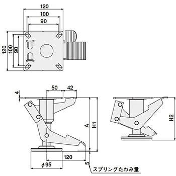 フロアーロック FL-150 SUS(エスユーエス)