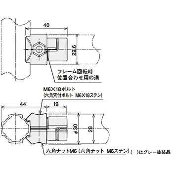 マルチコネクタインナー型R SUS(エスユウエス) アルミフレーム用その他