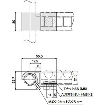 小ピッチコロコンフックSエンド用 SUS(エスユーエス)
