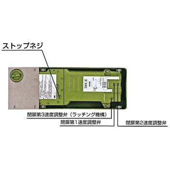 フロアヒンジ 持出吊一方開き DIA