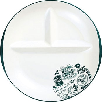 ミッキー BG ラウンドプレート カノー