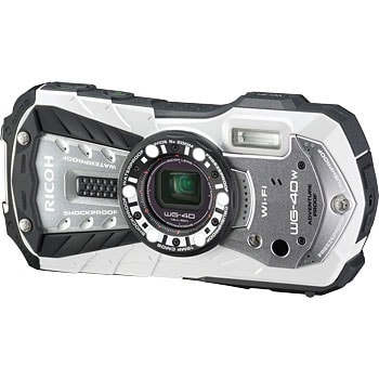 RICOH WG-40wブルー　美品　防水　防塵　デジタルカメラ　No003hibiカメラ