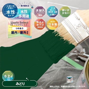 ハピオセレクト 水性シリコン多用途(つやあり) カンペハピオ