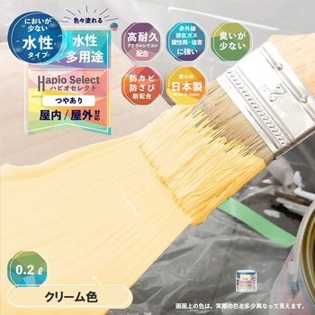 ハピオセレクト 水性シリコン多用途(つやあり) カンペハピオ
