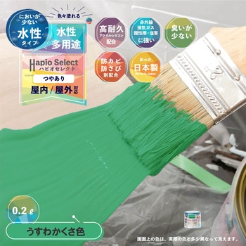 ハピオセレクト 水性シリコン多用途(つやあり) カンペハピオ