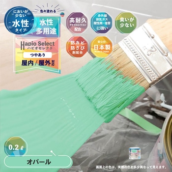 ハピオセレクト 水性シリコン多用途(つやあり) カンペハピオ