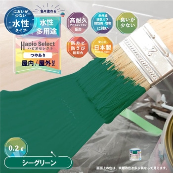ハピオセレクト 水性シリコン多用途(つやあり) カンペハピオ