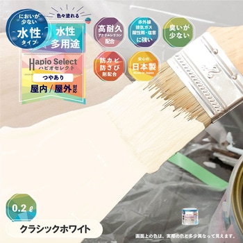 ハピオセレクト 水性シリコン多用途(つやあり) カンペハピオ