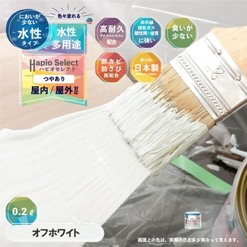 ハピオセレクト 水性シリコン多用途(つやあり) カンペハピオ