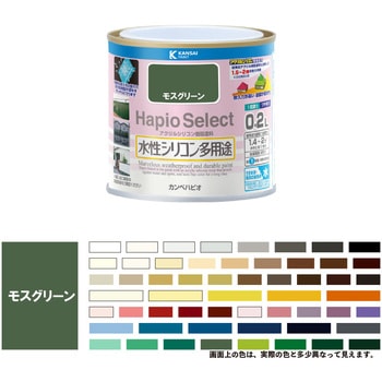 ハピオセレクト 水性シリコン多用途(つやあり) カンペハピオ