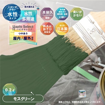 ハピオセレクト 水性シリコン多用途(つやあり) カンペハピオ