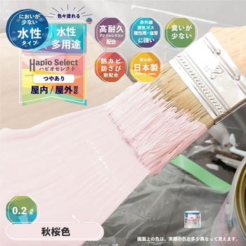 ハピオセレクト 水性シリコン多用途(つやあり) カンペハピオ