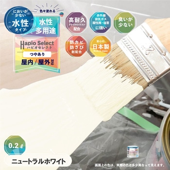 ハピオセレクト 水性シリコン多用途(つやあり) カンペハピオ