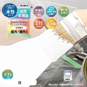ハピオセレクト 水性シリコン多用途(つやあり) カンペハピオ