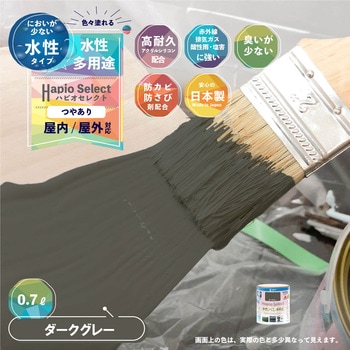 ハピオセレクト 水性シリコン多用途(つやあり) カンペハピオ