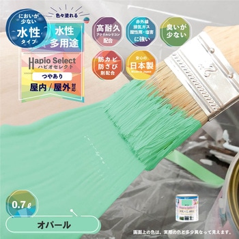 ハピオセレクト 水性シリコン多用途(つやあり) カンペハピオ