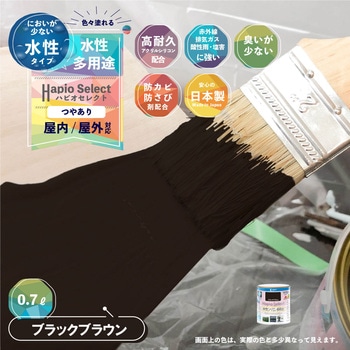 ハピオセレクト 水性シリコン多用途(つやあり) カンペハピオ
