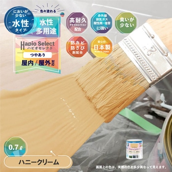 ハピオセレクト 水性シリコン多用途(つやあり) カンペハピオ