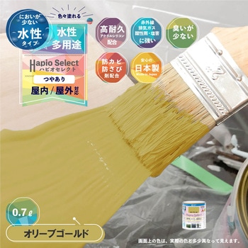 ハピオセレクト 水性シリコン多用途(つやあり) カンペハピオ